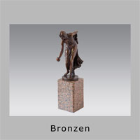 Button - gallery bronzen