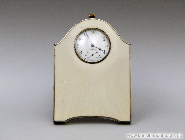 Uhr Emaile Georg Anton Scheid Wien um1900 Jugendstil