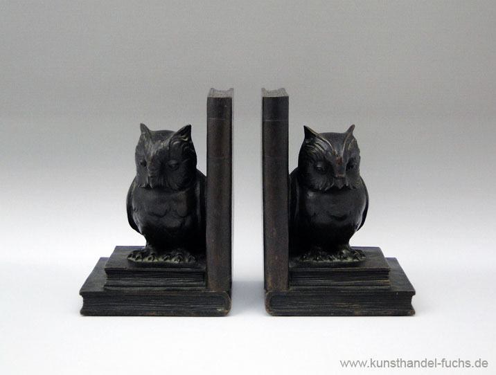 bronze Bookends Art Deco Lauchhammer circa1930 Germany