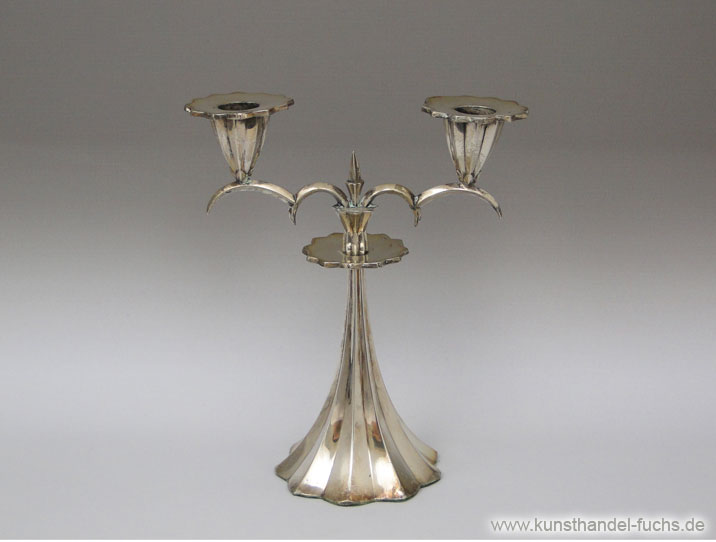 Siver Art Deco candlestick circa 1925 Germany