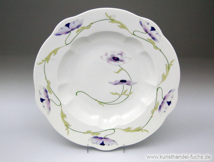 porcelain Nymphenburg Max Rossbach plate Art Nouveau circa 1905